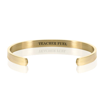TEACHER FUEL BRACELET BANGLE - Gold