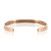 TODAY ANYTHING IS POSSIBLE BRACELET BANGLE - Rose Gold