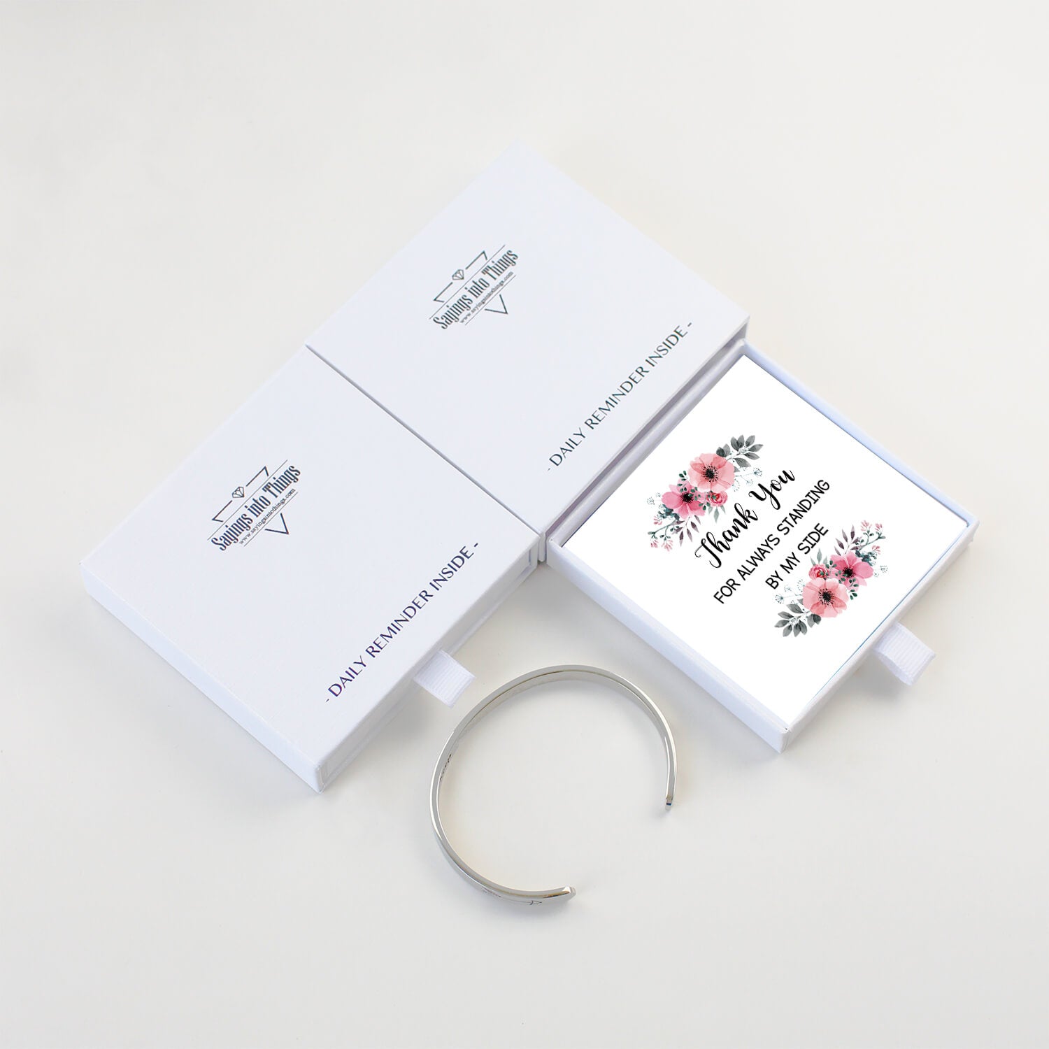 Bridesmaid Gift Cuff Bracelet, Matron Of Honor Wedding Gift From Bride, Maid Of Honor Gift For Wedding, Sentimental Custom Gift