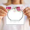 The Love Between Mother And Daughter Knows No Distance Bracelet-Perfect Christmas, Birthday, Mother's Day And Valentine's Day Inspirational Jewelry Gifts For Mom