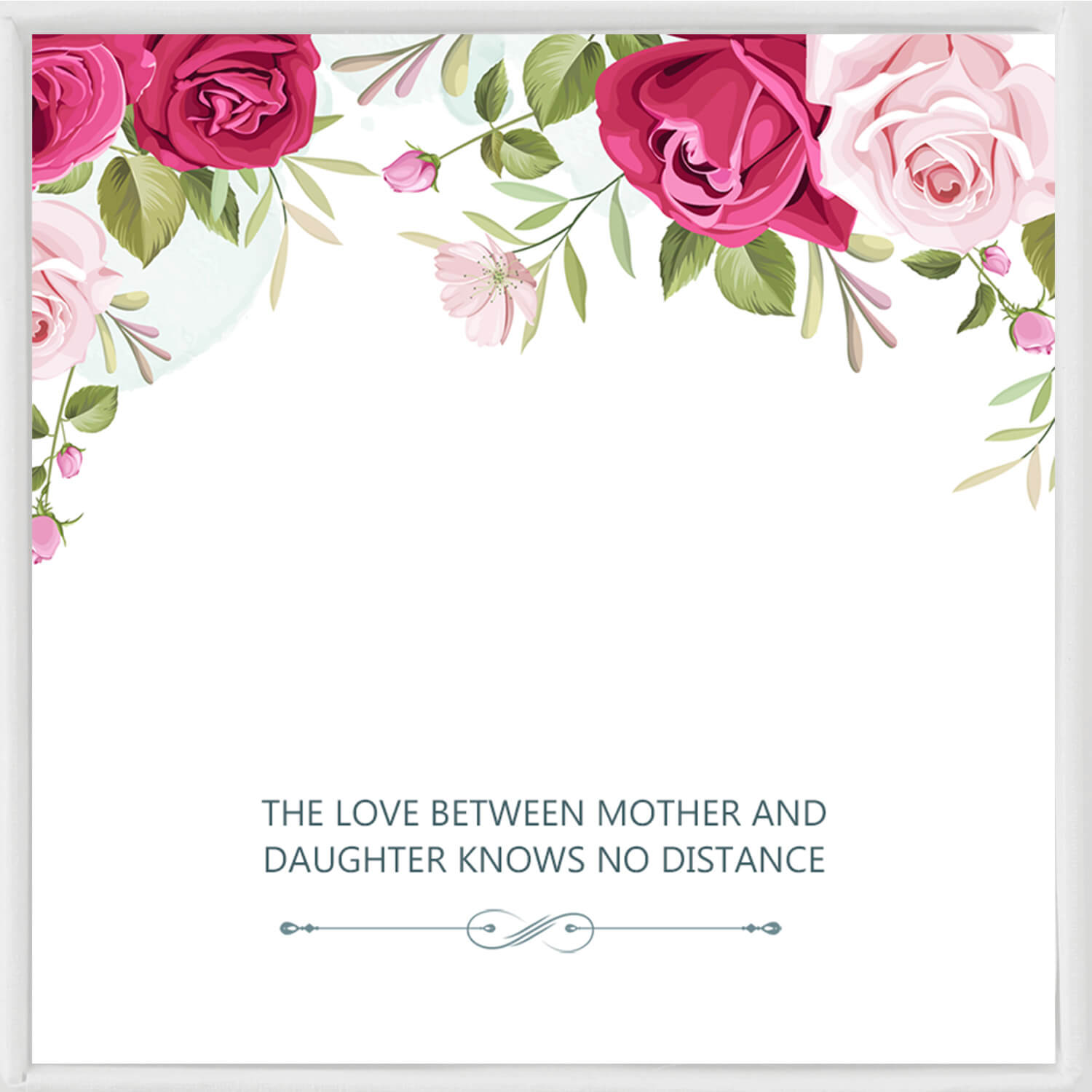 The Love Between Mother And Daughter Knows No Distance Bracelet-Perfect Christmas, Birthday, Mother's Day And Valentine's Day Inspirational Jewelry Gifts For Mom 