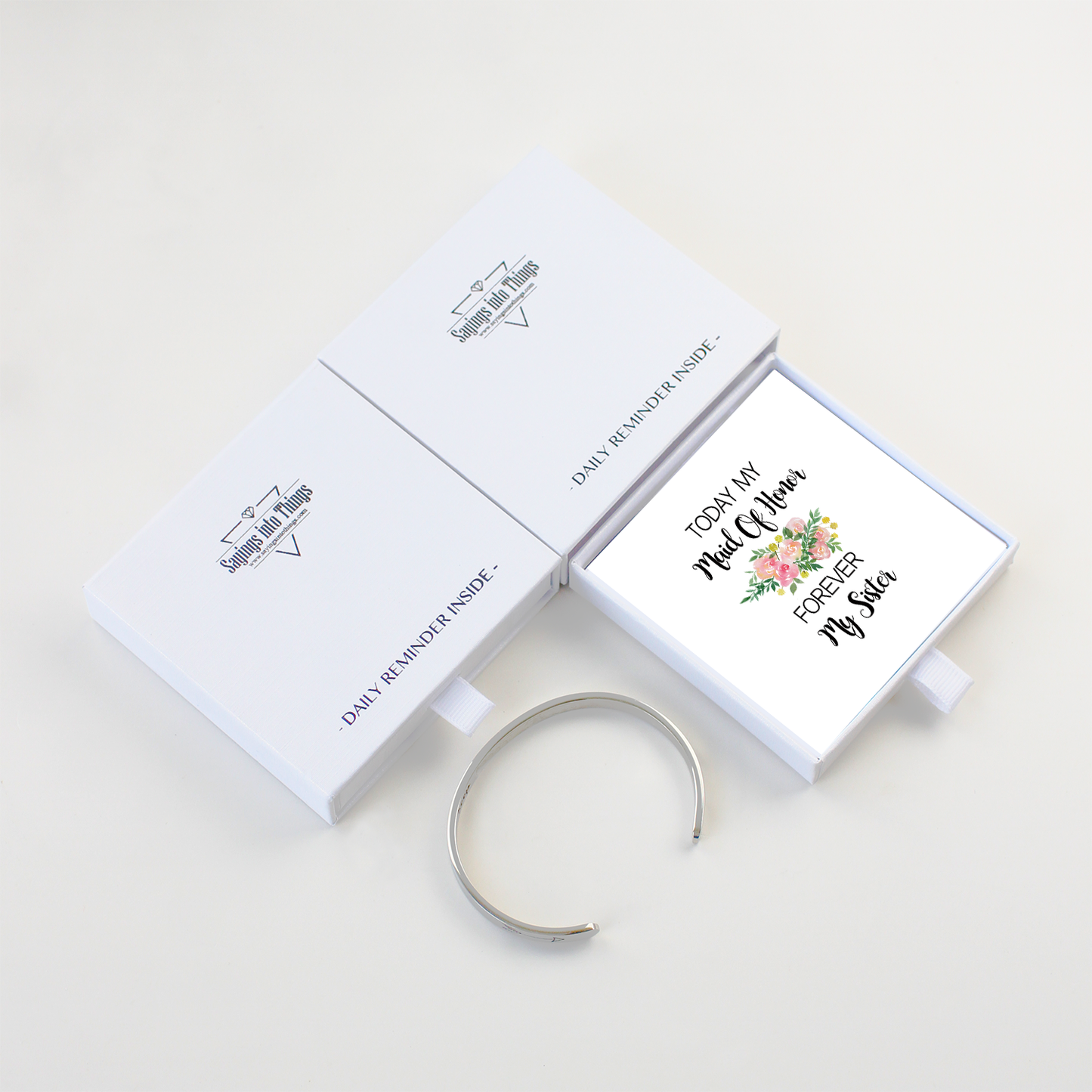 Maid Of Honor Bracelet， Matron Of Honor， Maid Of Honor Gift - Today My Maid Of Honor, Forever My Sister 