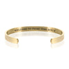 WELCOME TO PRIME TIME BITCH BRACELET BANGLE - Gold