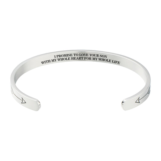 Mother Of The Groom Gift From Bride, Mother In Law Wedding Gift. I Will Love Your Son With My Whole Heart.