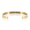 YOU ARE AMAZING BRACELET BANGLE - Gold