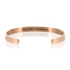 YOU ARE A BLESSING BRACELET BANGLE - Rose Gold