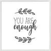 You are enough hidden message bracelet bangle cuff!