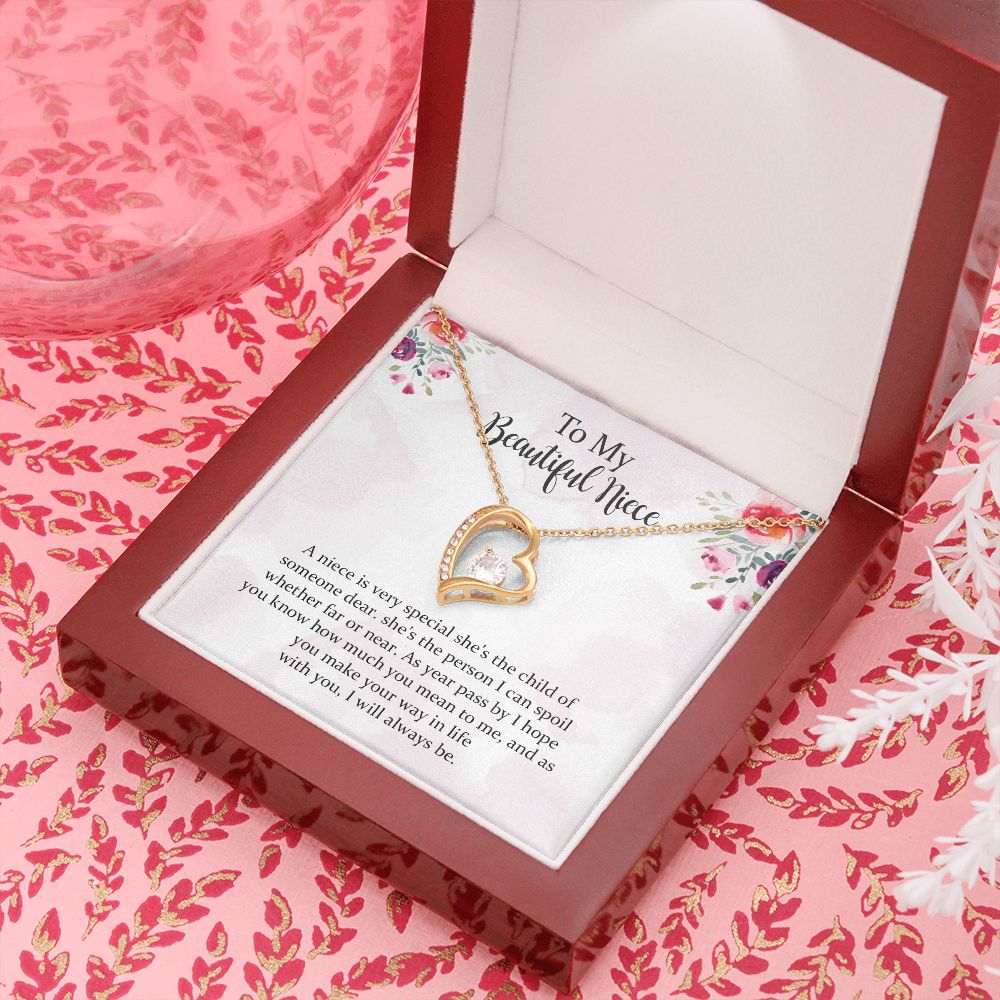 Forever Love Necklace Gift For Niece From Aunt