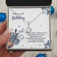 Birthday Gifts for 10 Year Old Girls, Eternal Hope Necklace Gifts for Teenage Girls, Happy Birthday Jewelry Gifts for My Beautiful Daughter with Message Card And Gift Box