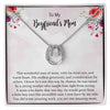 To My Boyfriend's Mom Christmas lucky In Love Gift, Mother In Law Necklace Gift
