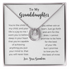 To My Granddaughter, You're Capable Of Achieving Anything, Lucky In Love Necklace