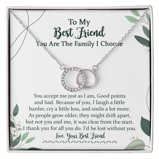 Friendship Perfect Pair Necklace, Dainty Friendship Necklace, Gift For Best Friend, Best Friend Necklace, Best Friend Jewelry, Friendship Quote Necklace