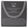 To My Man Stainless Steel Cuban Chain Necklace for Him,Birthday Gifts for Boyfriend Husband,To My Husband Gifts,To My Boyfriend Gifts