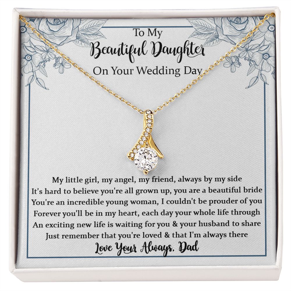 Gift Message necklace for Bride from Groom – The Gift Message
