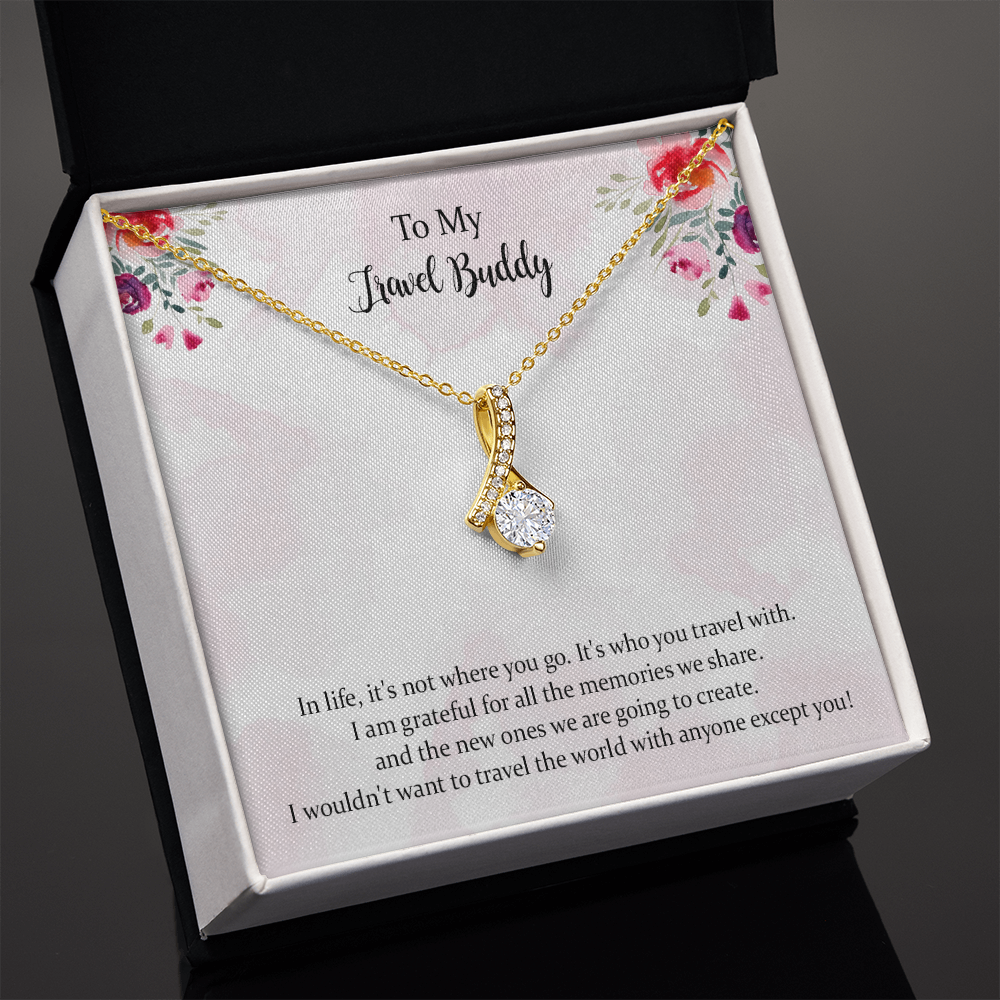 Traveler Gift For Alluring Beauty Necklace Soul Sister Adventure Gift Long Distance Gift