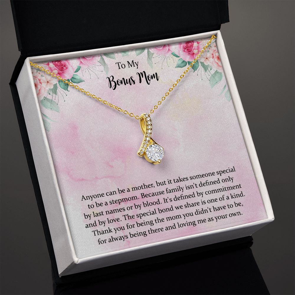  Stepmom Necklace Gift From Daughter, The Other Mom Gift, Second Mom Gift