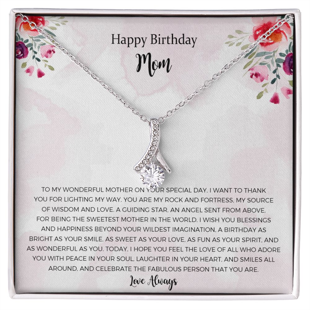 Mom Birthday Alluring Beauty Necklace Gift From Daughter Or Son, Sentimental Gifts For Mom Birthday