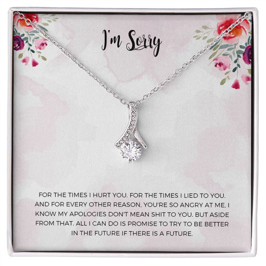 Apology Alluring Beauty Necklace For Friend
