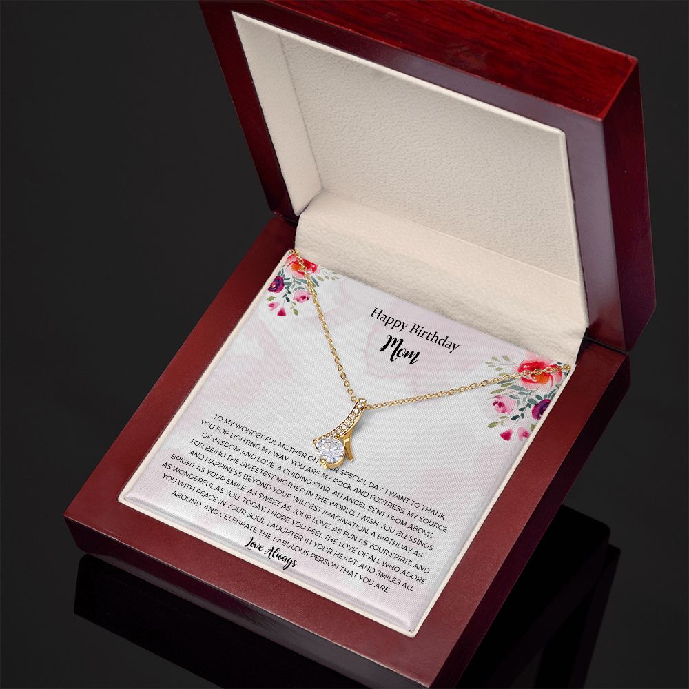 Mom Gift, from Son - More Than Words - Meaningful Necklace - Great for Mother's Day, Christmas, Her Birthday, or As An Encouragement Gift 18K Yellow