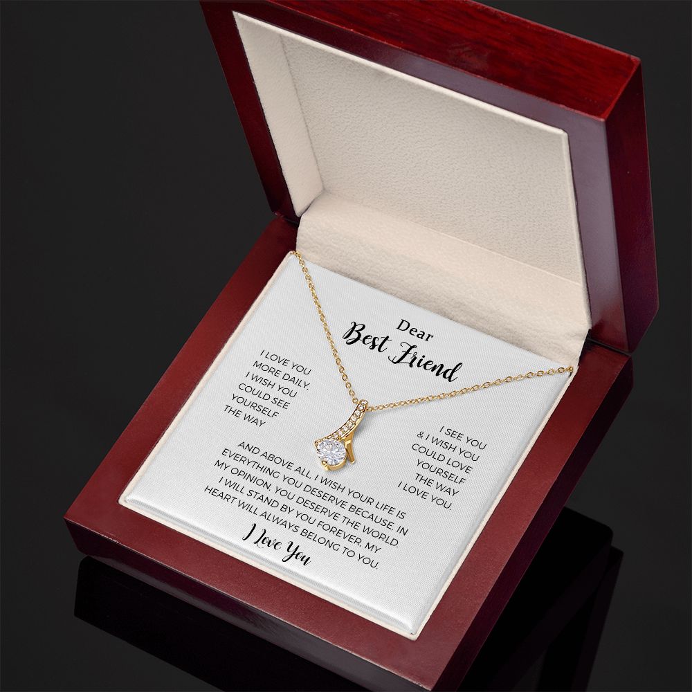 Wish best friend clearance necklace