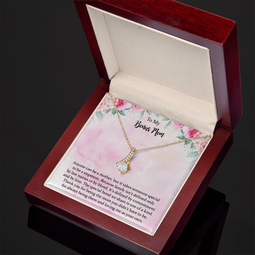 Stepmom Necklace Gift From Daughter The Other Mom Gift Second Mom Gift Sayings into Things