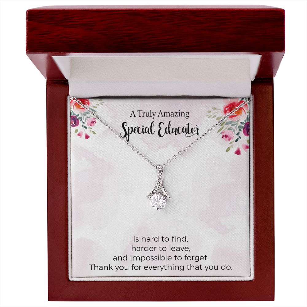 Special Education Teacher Alluring Beauty Necklace Gifts, Gift For Autism Teacher Gift
