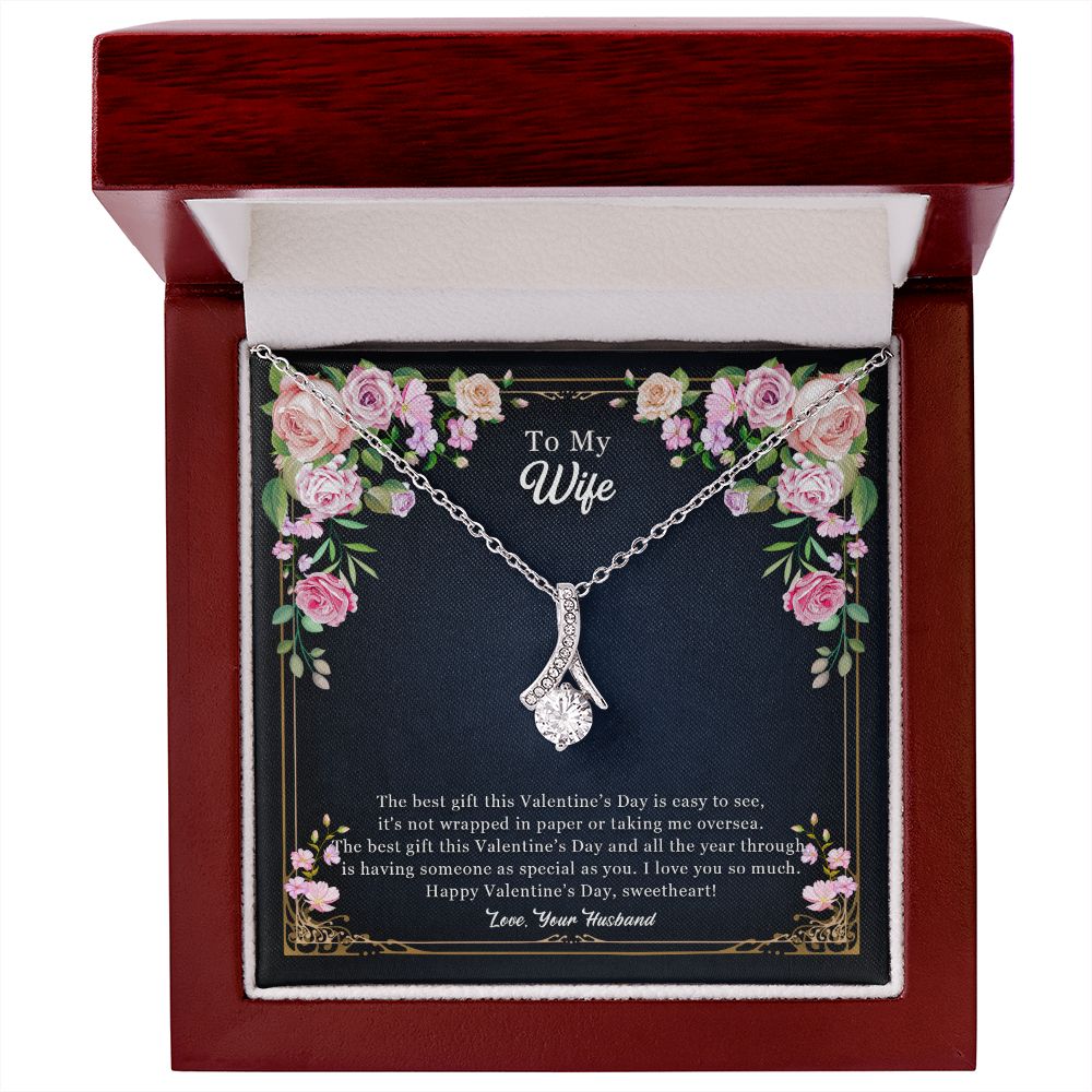 Wife Alluring Beauty Necklace Gift For Her - The Best Gift This Valentine’s Day And All The Year Through Is Having Someone As Special As You