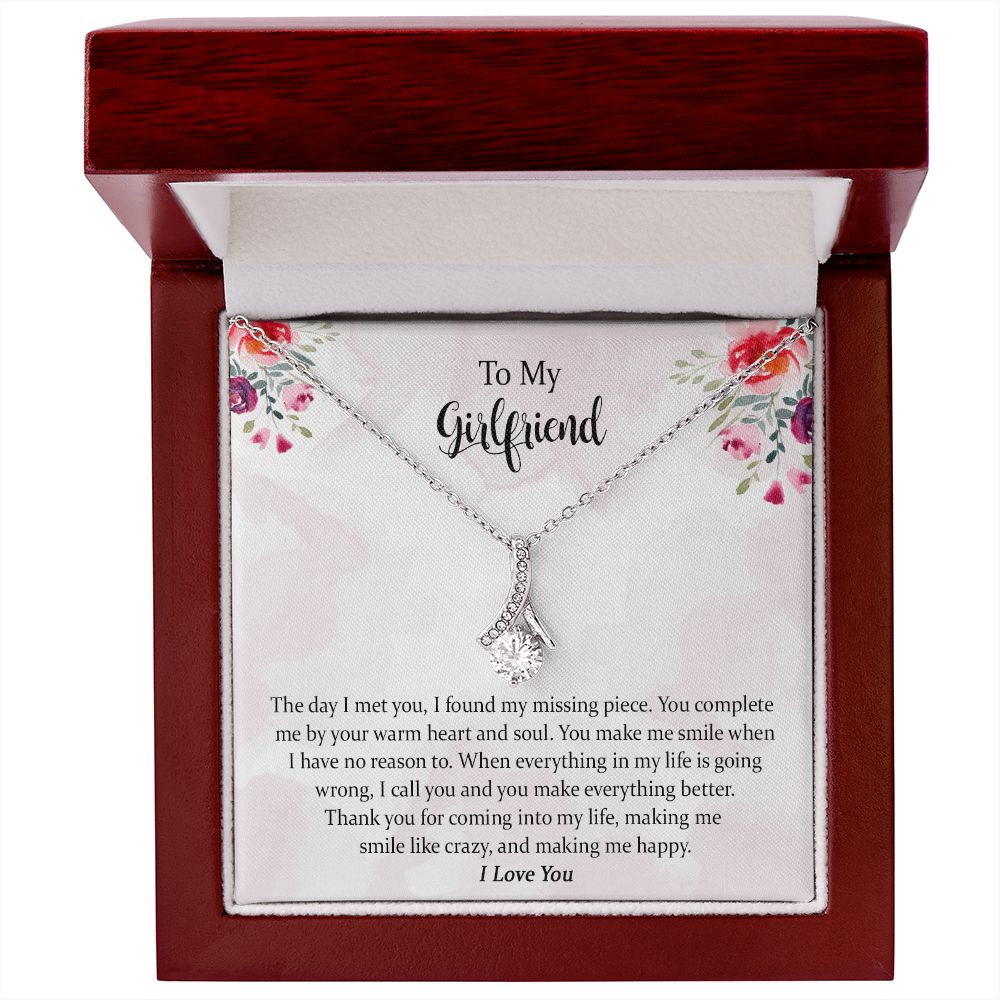 Christmas Alluring Beauty Necklace Gifts for Women, Birthday Gifts for Girlfriends, Unique Gift Jewelry for Anniversary with Message Card