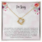 Apology Gift I'm Sorry Gift Love Knot Necklace For Her