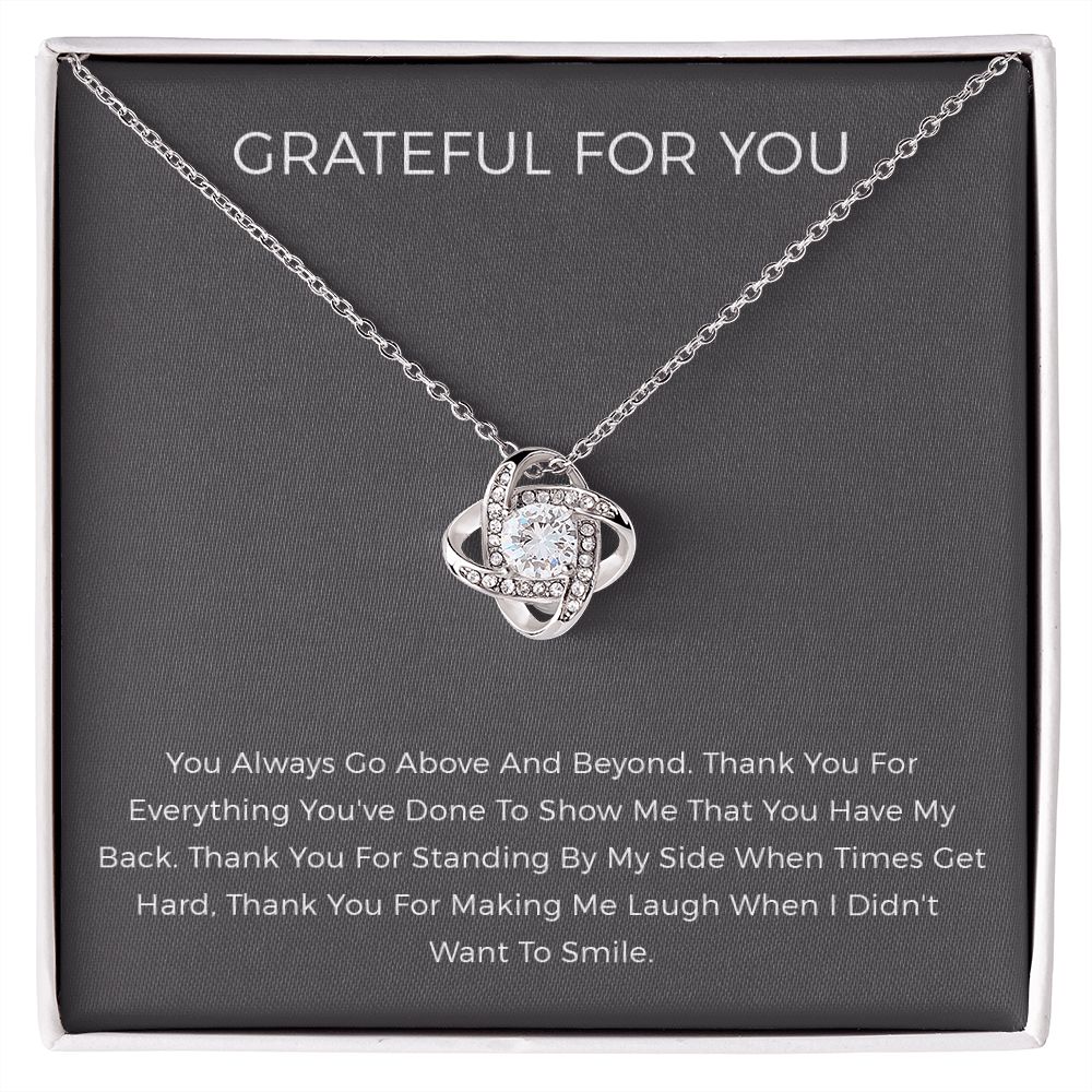 Thank You Gift, Gratitude Gift, Appreciation Necklace Gift, Gift For Best Friend, Thank You For Being In My Life