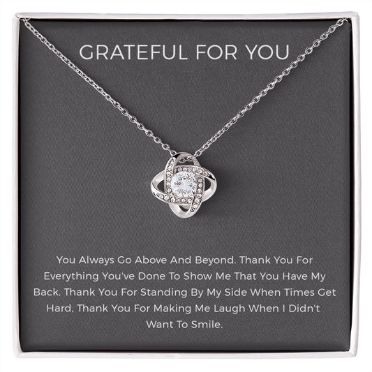 Thank You Gift, Gratitude Gift, Appreciation Necklace Gift, Gift For Best Friend, Thank You For Being In My Life