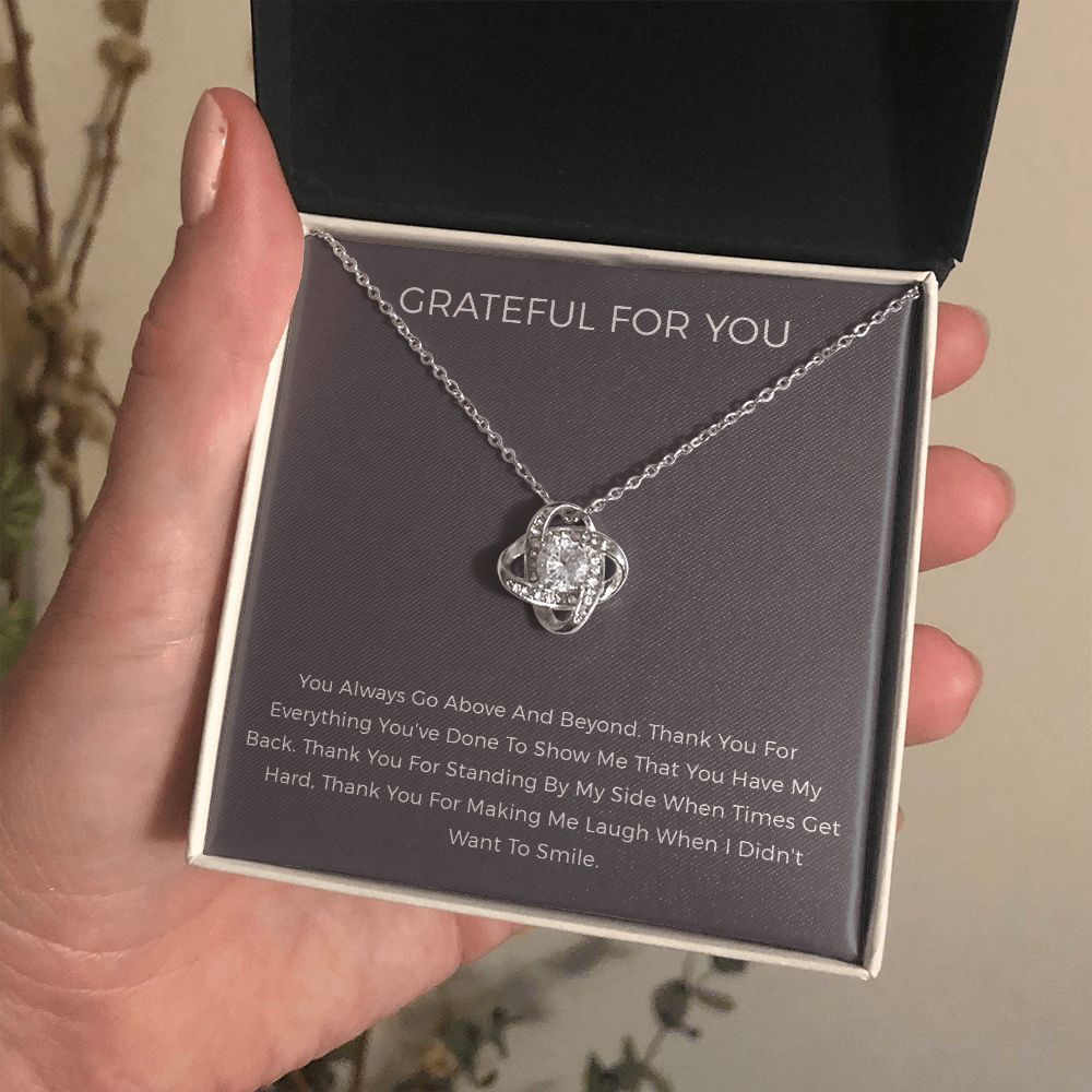 Thank You Gift, Gratitude Gift, Appreciation Necklace Gift, Gift For Best Friend, Thank You For Being In My Life