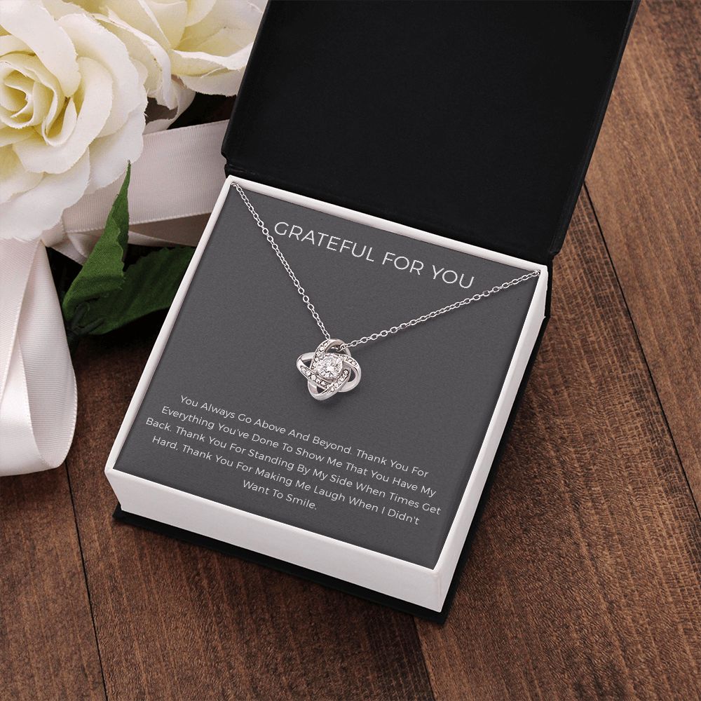 Thank You Gift, Gratitude Gift, Appreciation Necklace Gift, Gift For Best Friend, Thank You For Being In My Life