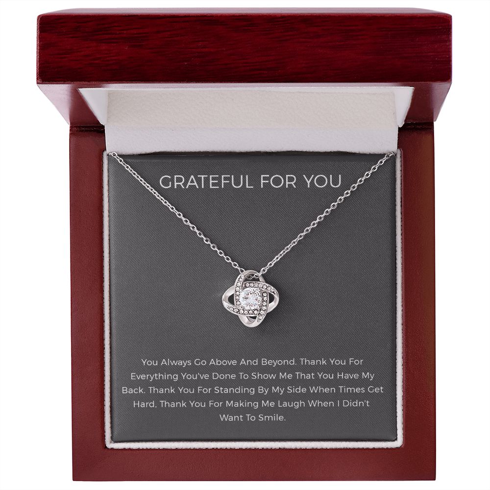 Thank You Gift, Gratitude Gift, Appreciation Necklace Gift, Gift For Best Friend, Thank You For Being In My Life