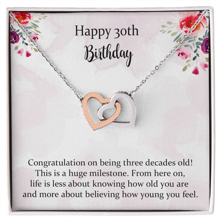 Amazon.com: EFYTAL 30th Birthday Gifts for Her, Sterling Silver or Gold  Plated 3 Circle Necklace, 30 Year Old Happy Birthday Gift for Women, 30th  Best Friend Birthday Gifts for Women, 30th Birthday