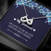 Girlfriend Gift Ideas For Her, Romantic Heart-shaped Infinity Necklace Jewelry for Women, Cute Anniversary / Valentines Day / Birthday Present
