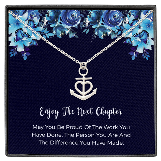 Necklace Gifts For Women, New Job, Promotion, Service Appreciation, Retirement Gift For Her, New Beginnings