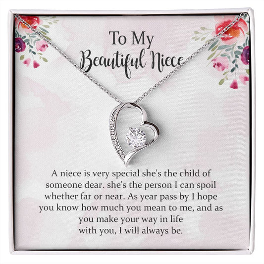 Forever Love Necklace Gift For Niece From Aunt