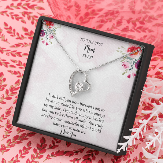 Birthday Gift For Mom, Mother's Day Necklace Gift, Jewelry For Mom, Message Necklace For Mom
