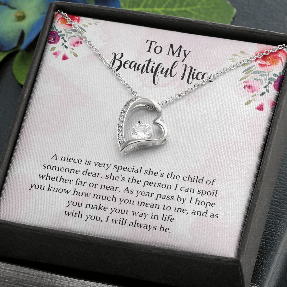Forever Love Necklace Gift For Niece From Aunt