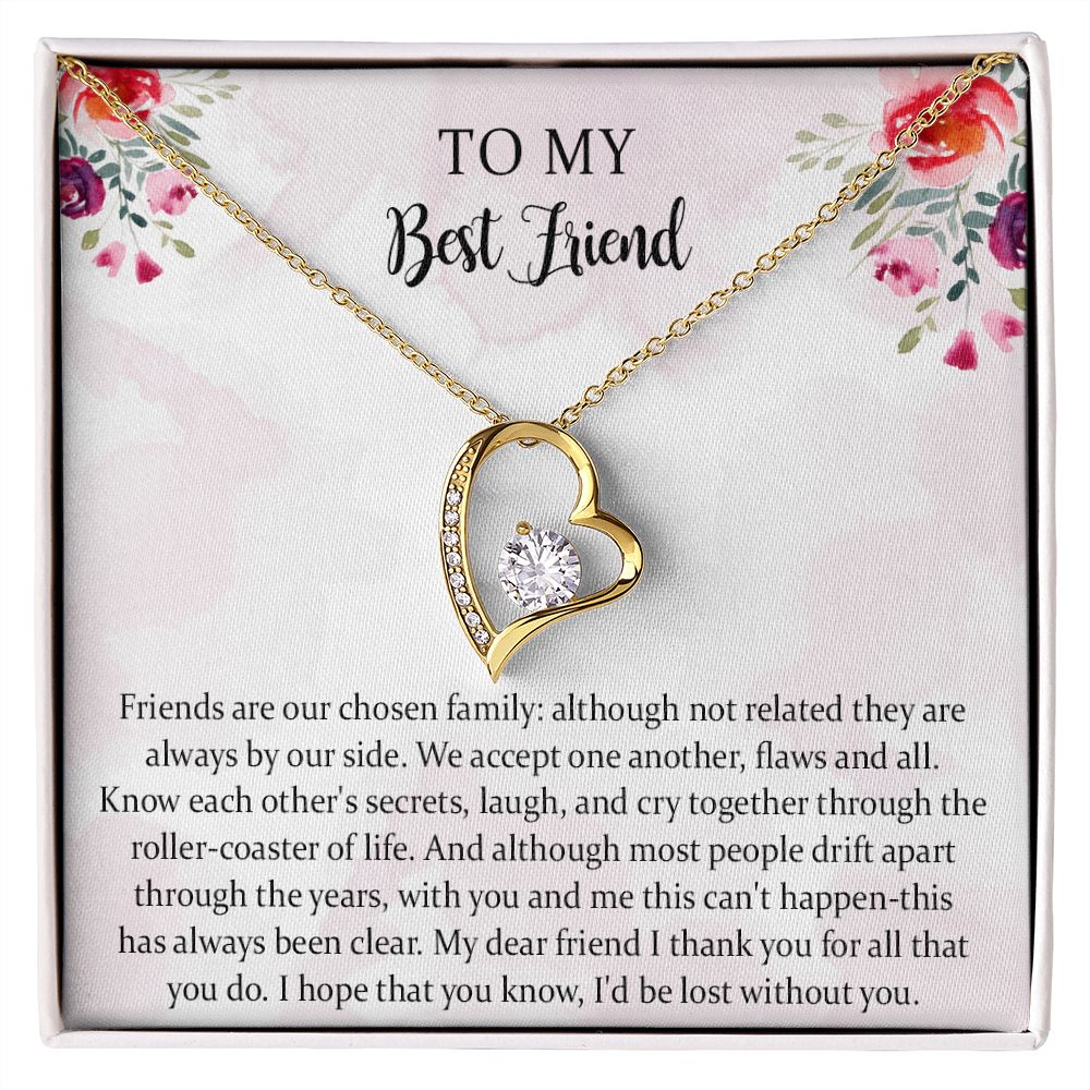 Best Friend Forever Love Necklace Gifts, Best Friend Necklace