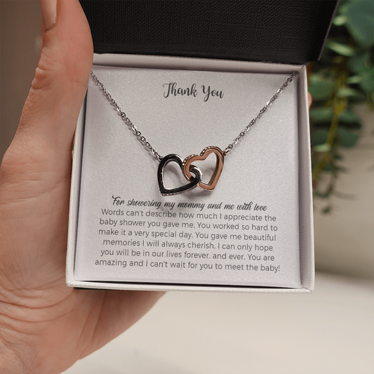 Baby Shower Hostess Gift Thank You Baby Shower Host Gifts Baby Shower Wording Baby Shower Favors Pregnancy Wish Necklace Gifts For Her