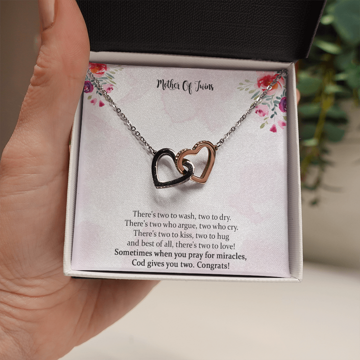 Mother of top twins necklace