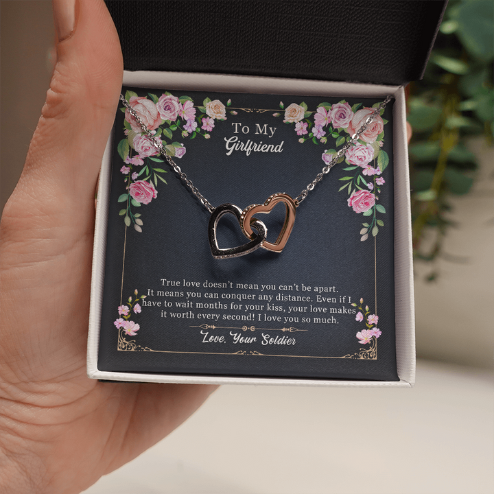 To My Girlfriend Necklace Jewelry Girlfriend Necklace Gifts For