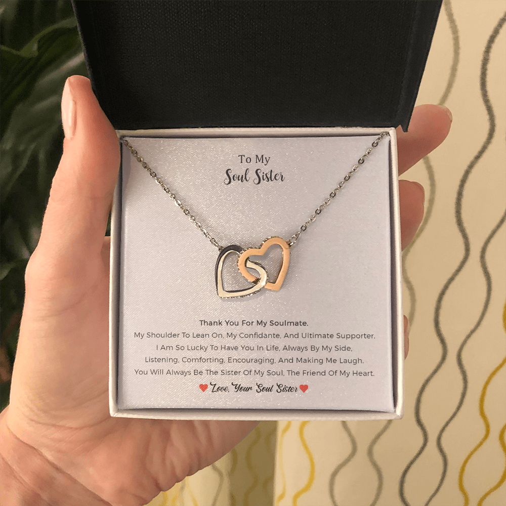 Best Friend Gift Jewelry,  Friendship Necklace To Soul Sister, Unbiological Sister, Bff Gifts For Birthday, Long Distance, Thank You