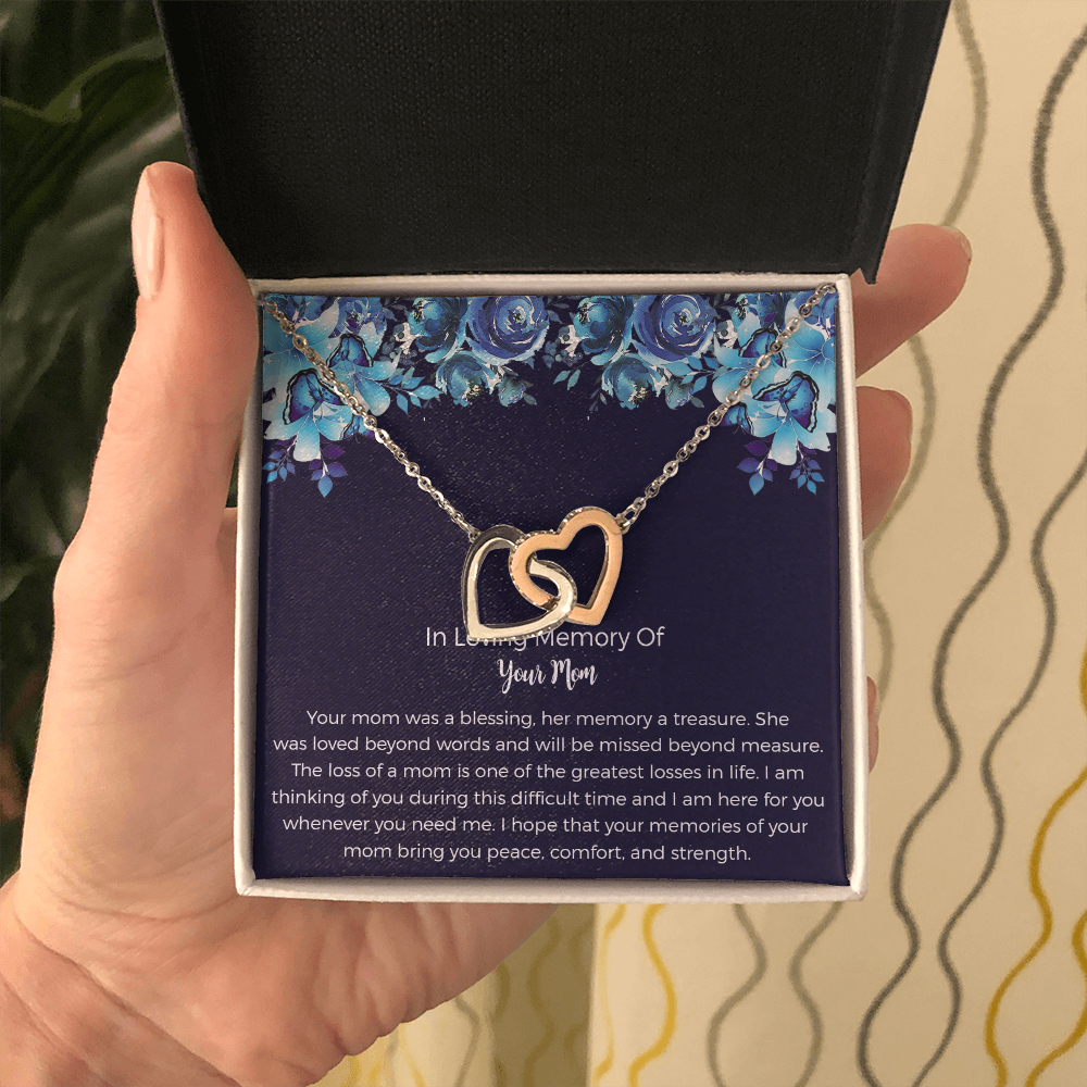 Loss of Mother Gift, Grief Gift, Sympathy Gift, Mom Remembrance Necklace, Mother Memorial Gift, Bereavement Keepsake