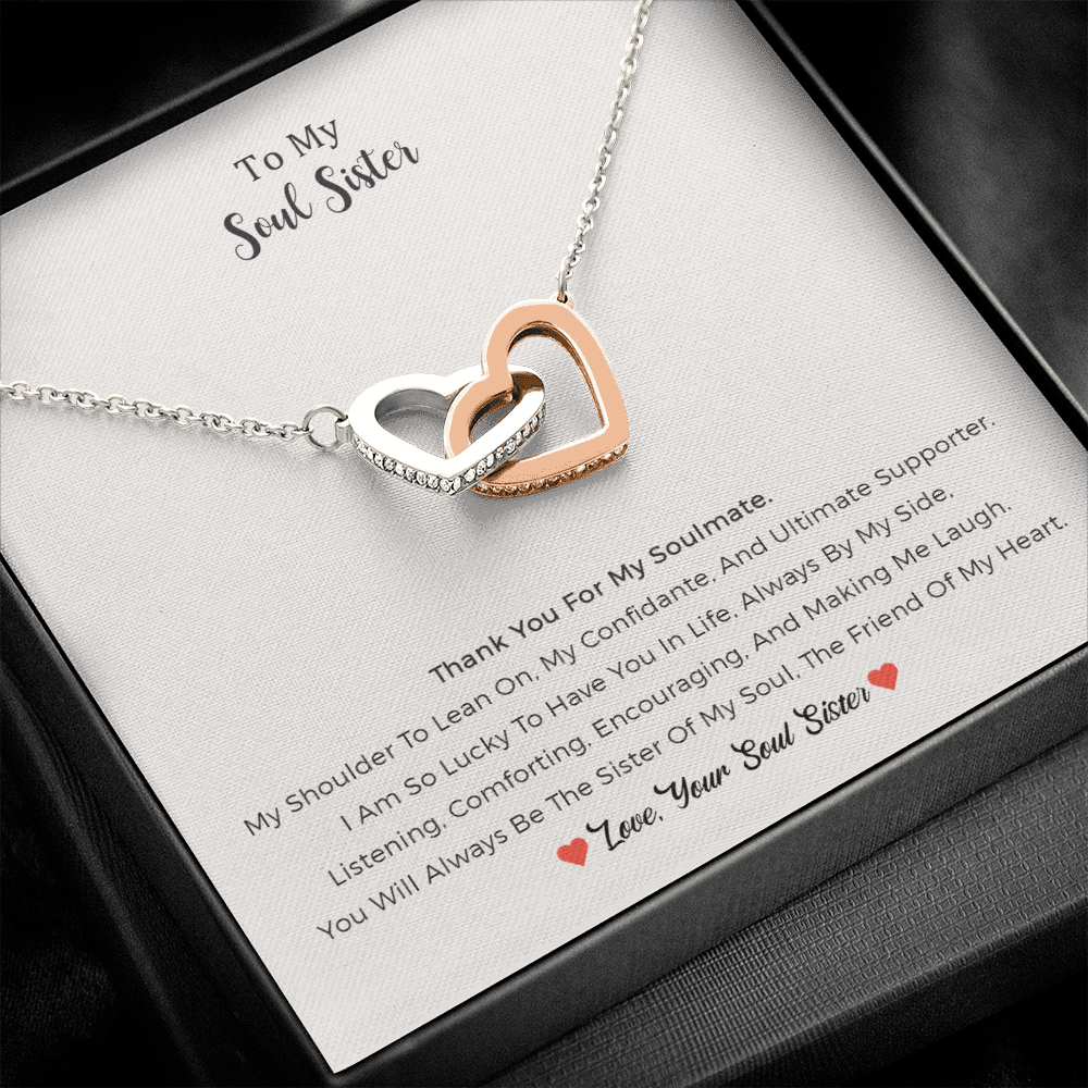 Best Friend Gift Jewelry,  Friendship Necklace To Soul Sister, Unbiological Sister, Bff Gifts For Birthday, Long Distance, Thank You