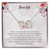 Flower Girl Proposal Gift Will You Be My Flower Girl Interlocking Heart Necklace