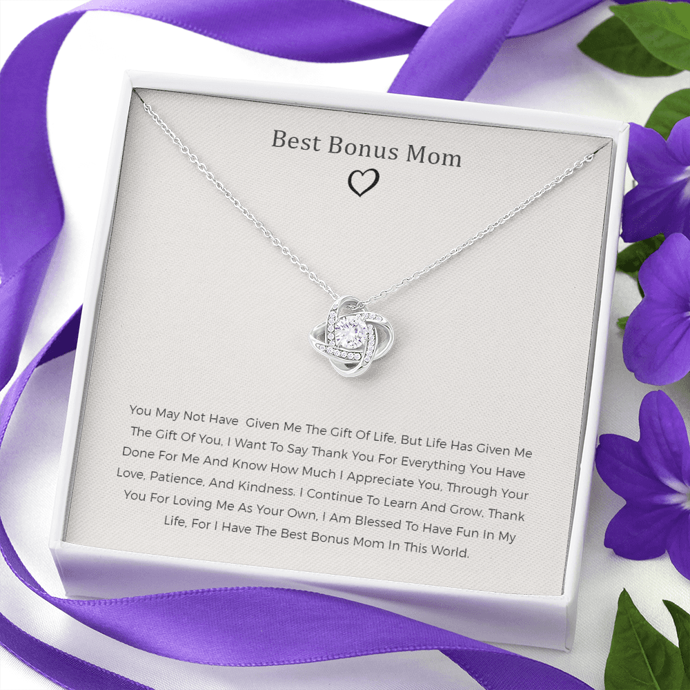 Stepmom Necklace Gift From Daughter, The Other Mom Gift, Second Mom Gi