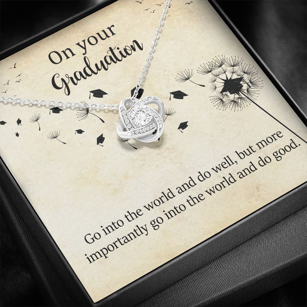 Graduation Necklace Gift for Her, Congratulations Jewelry Gift, Friend Grad Gift, Message, Quotes, Gift Idea